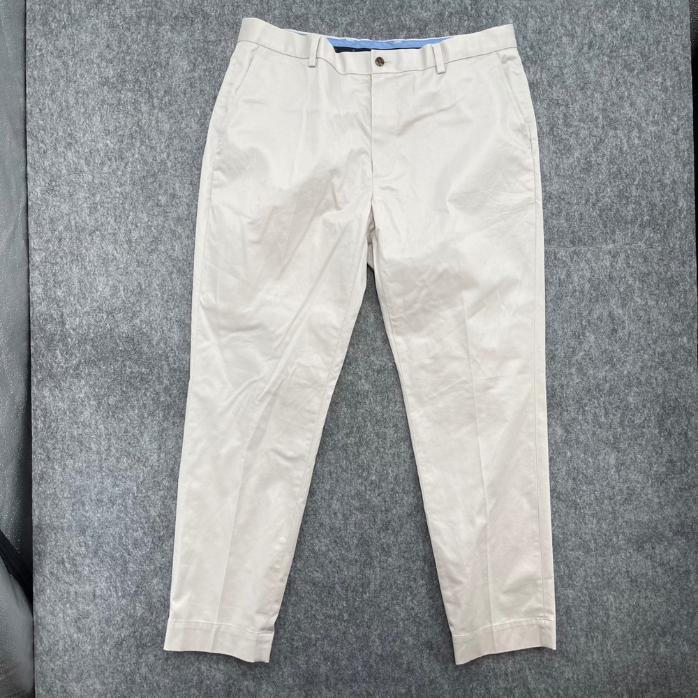 Brooks Brothers Pants Mens 37x30 Lightweight Advantage Chino Flat Front Straight
